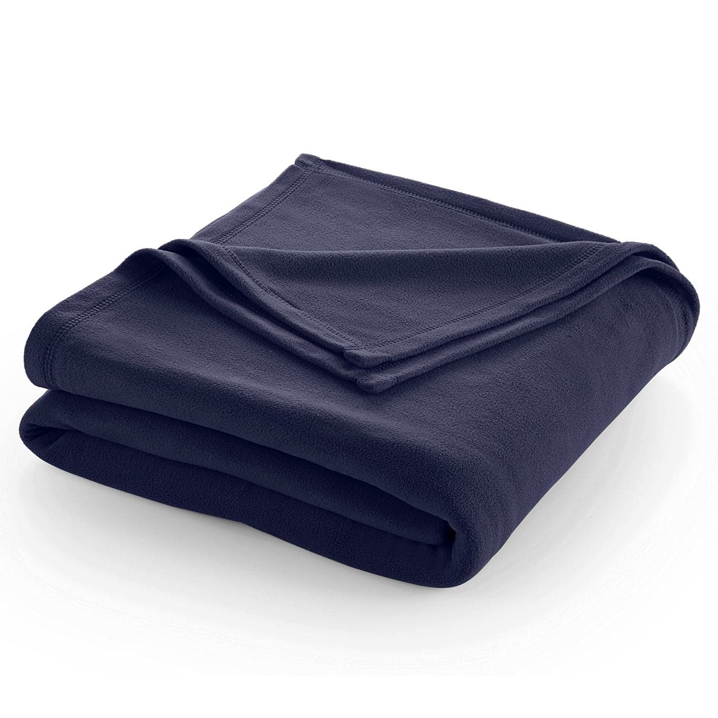 King Size Fleece Blanket Comfy Supersoft Fleece Blanket AllSeason Light Weight Throw Blanket Luxuriously Soft Throw Blanket for Couch and Sofa Machine Wash Navy