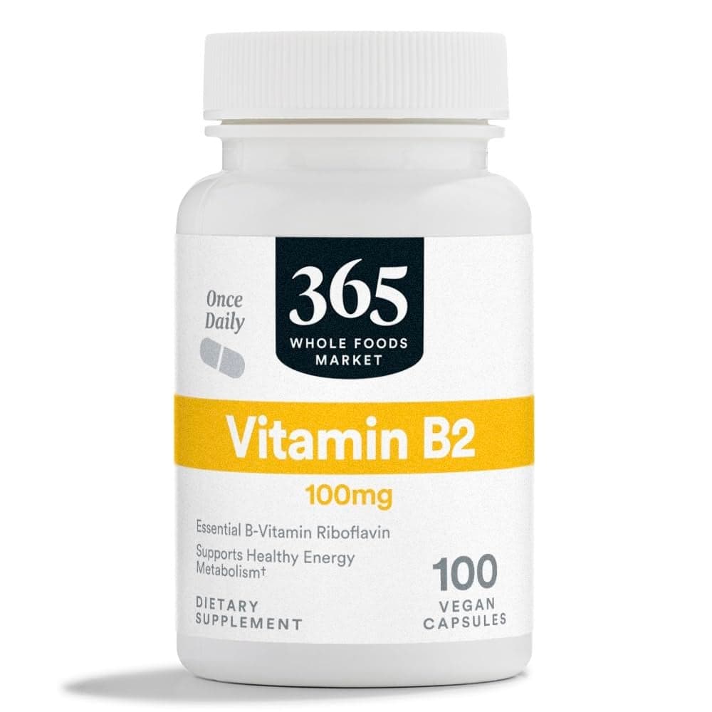 365 by Whole Foods Market Vitamin B2 100mg 100 Vegetable Capsules