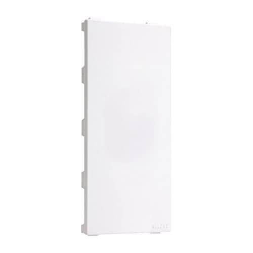 TayMac A00W Allure Nonmetallic Wallplate with Blank Insert, White