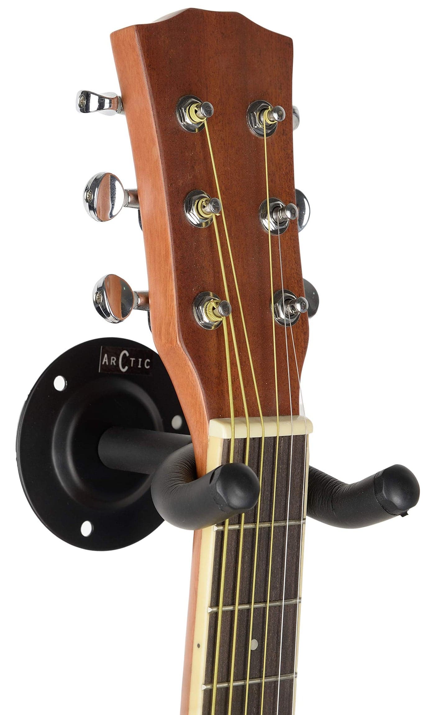 Arctic Universal Wall Mount Guitar Hanger, Guitar Display Bracket Hanger Hook Holder Stand for Bass Electric Acoustic Guitar (Black)