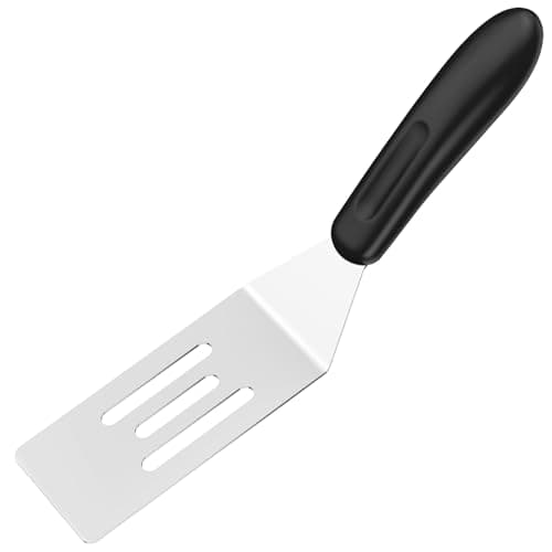 Professional Mini Serving Spatula #2622, Stainless Steel Cutter and Turner for Serving, Flipping, Small Metal Grill Spatula for Brownies, Pancakes, Pie, Cookies or Barbecue etc.