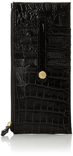 BRAHMIN Credit Card Wallet - Black Melbourne