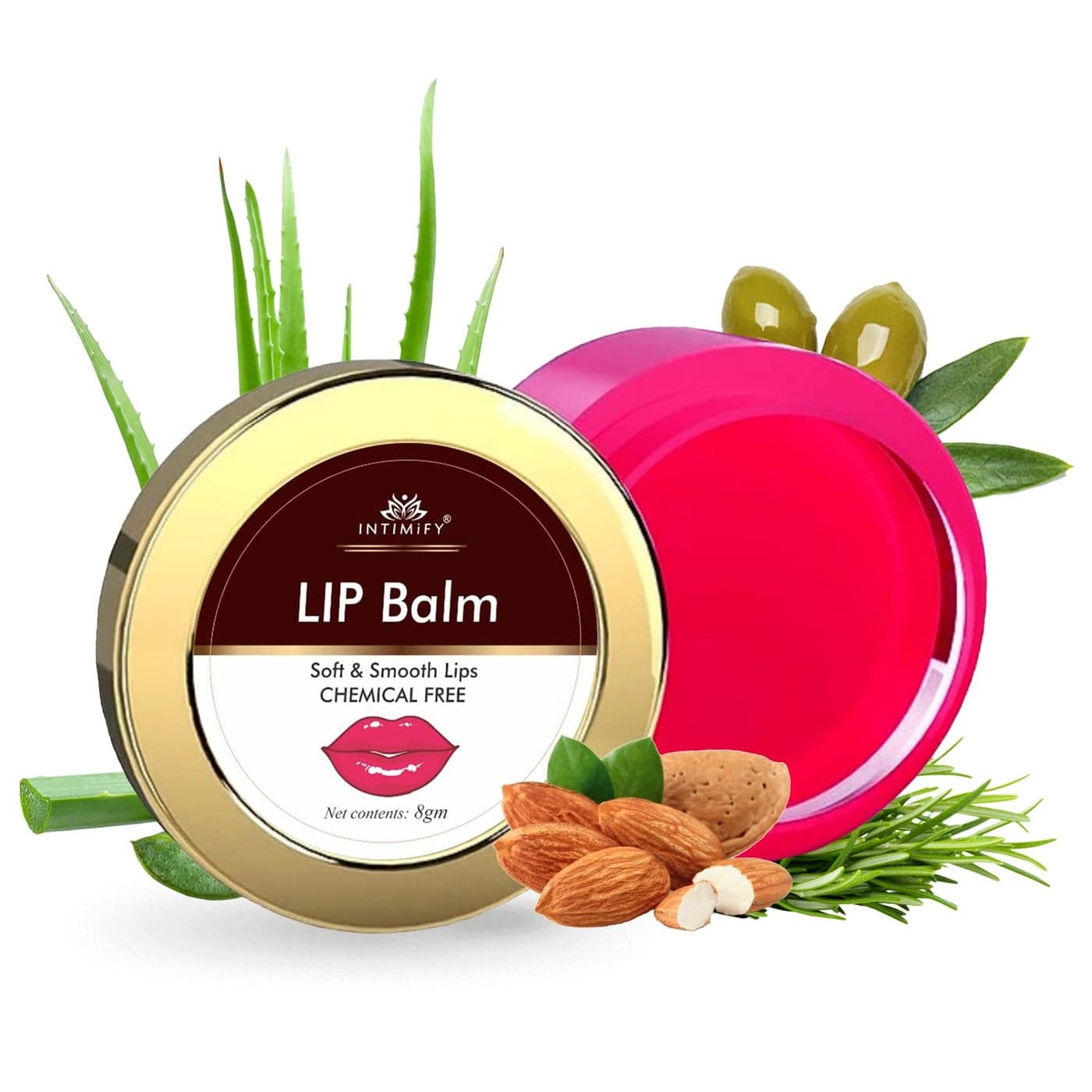 INTIMIFY Lip Balm For Dark Lips Lip Balm For Pigmentation Lip Balm For Dry Chapped Lips For Men Women 8 Gm