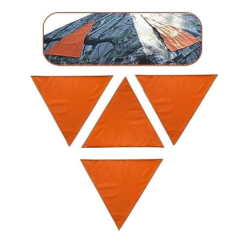 Blaze Orange Safety Hunting Blind Panel Set Magnetic Signal Panel Set of 4