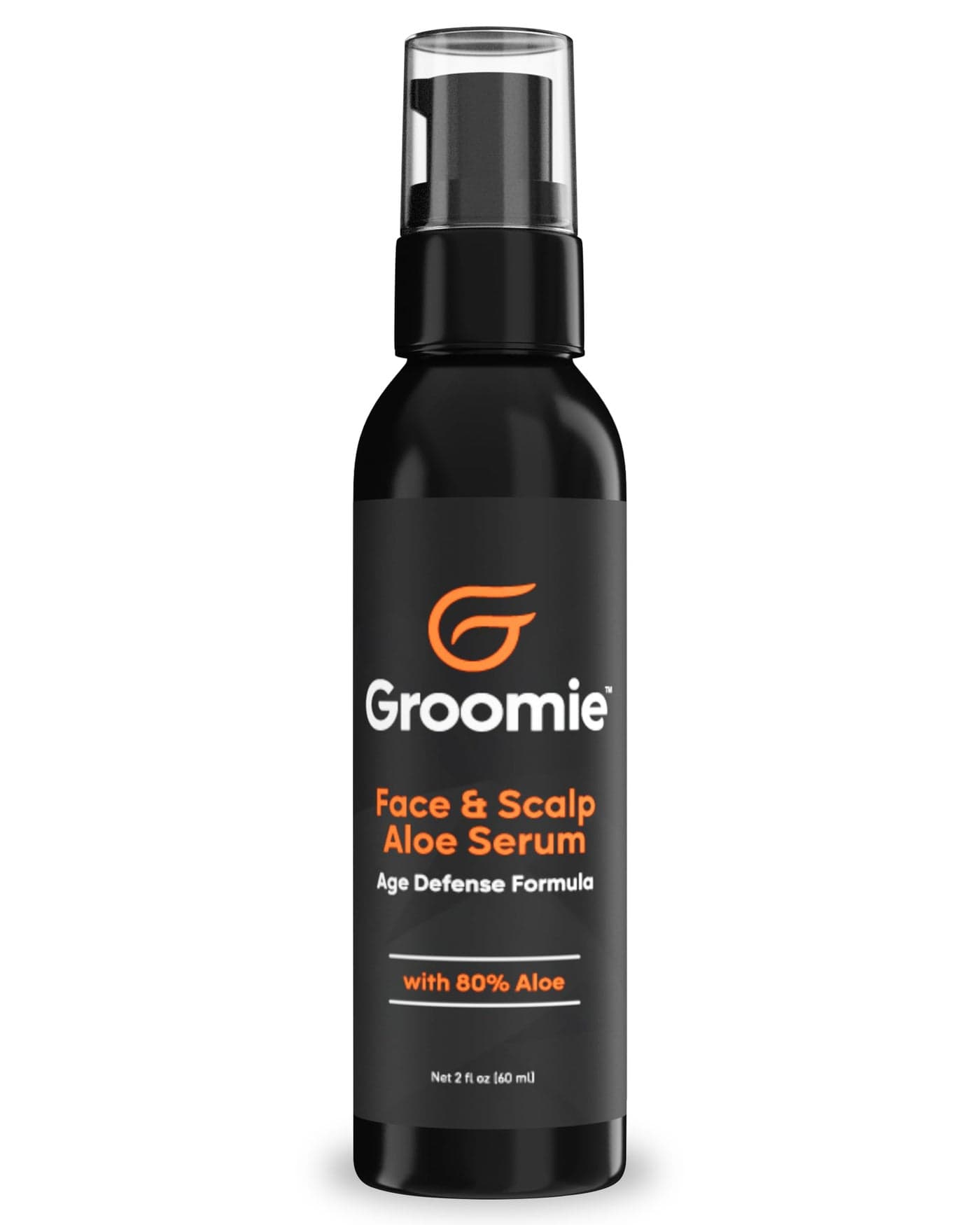 Groomie Face Scalp Aloe Vera Serum Hydrating Soothing and Moisturizing Skincare Formula Daily Lightweight and Fast Absorbing AfterShave Care to Keep Skin Hydrated All Day