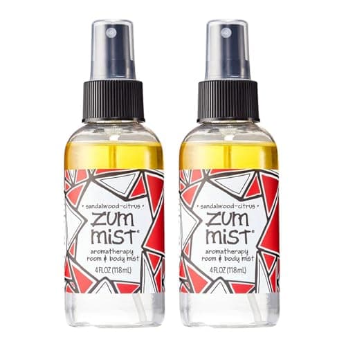 Indigo Wild Zum Mist Room & Body Spray - Aromatherapy Essential Oil Spray - Natural Body Mist & Room Spray - Sandalwood-Citrus Scent - 4 fl oz