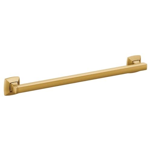 Moen YG5118BG Bathroom Safety 18Inch Stainless Steel Transitional Bathroom Grab Bar Brushed Gold