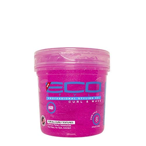 Eco Style Ecoco Hair Gel Curl And Wave AntiItch AlcoholFree Formula Perfect Hold For Angled Or Tapered Sides Ideal For Wavy Hair No Flakes Not Animal Tested Moisturizes 16 Oz
