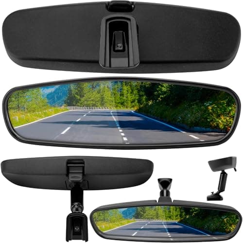 LOIYLLEN Rear View Mirror Replacement for Chevrolet Blazer, Bolt, Cruze, Impala, Malibu, Sonic, Spark, Trax, Volt, for GMC Acadia Denali, Terrain Denali- Interior Mirror, Rearview Mirrors