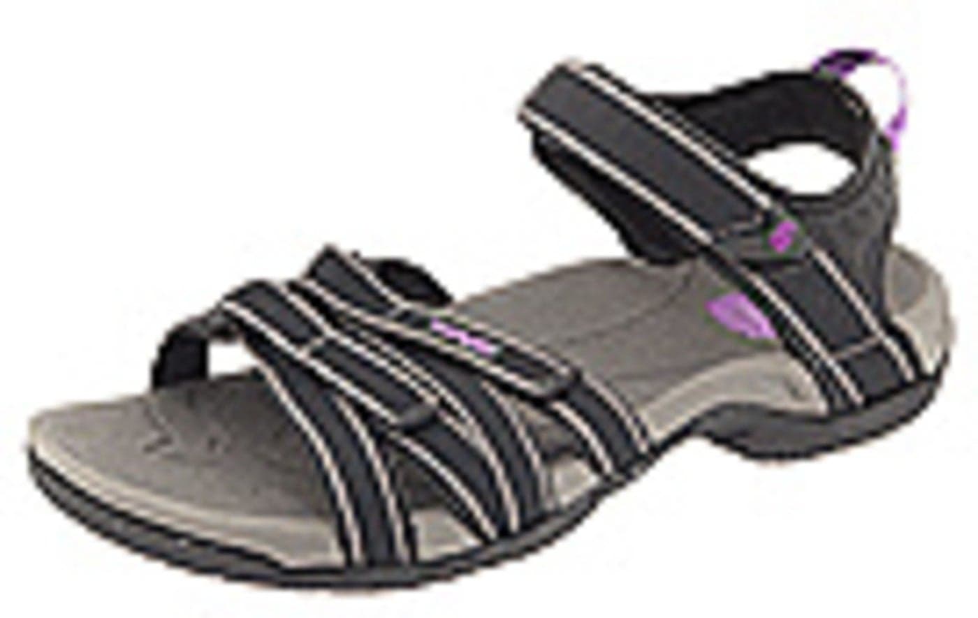 Teva Women's Tirra Sandal,Black/Grey,6 M US
