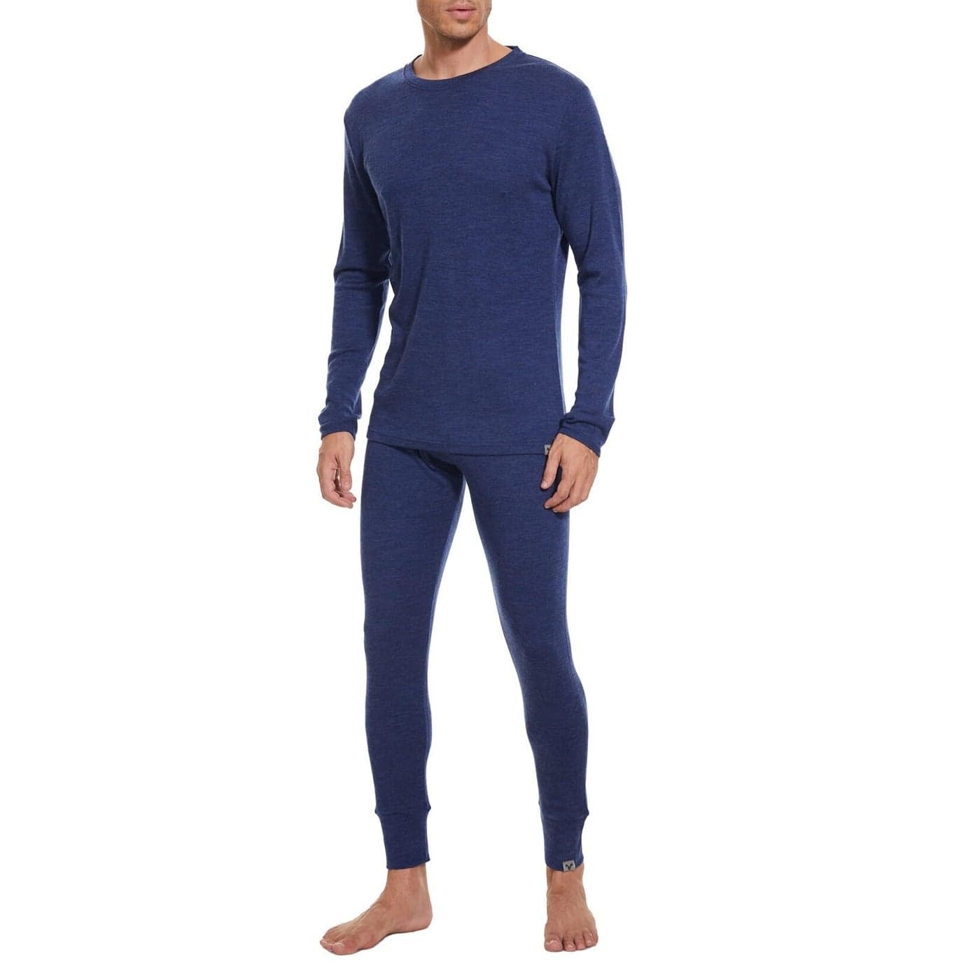 MERINNOVATION Merino Wool Base Layer Set for Men 100 Merino Wool Thermal Underwear Long Sleeve and Bottom