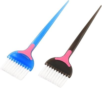 Minkissy 2 Pcs Hair Color Brush Professional Hair Dye Brush Salon Hair Bleach Tinting Brush for Hair Tint Dying Coloring Applicator