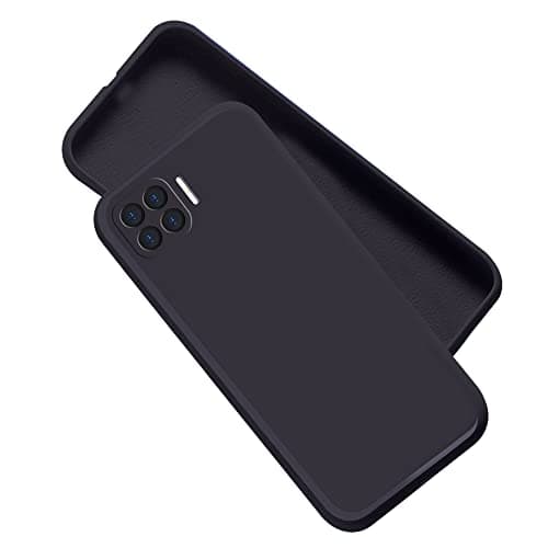 A rtistque Back Cover Case for Oppo F17 Pro with Camera Protection | Shockproof TPU | Stylish Protective Design | Slim Fit | Ultra Matte | Oppo F17 Pro Back Cover - Black