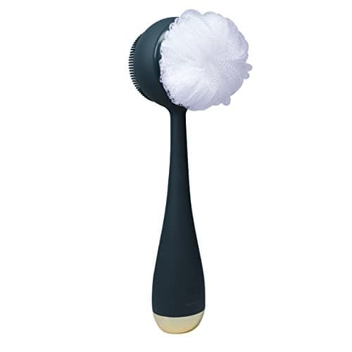 PMD Beauty Clean Body Smart Body Cleansing Device with Silicone Brush Three Interchangeable Attachments Waterproof SonicGlow Vibration CleanseExfoliate Massage Body