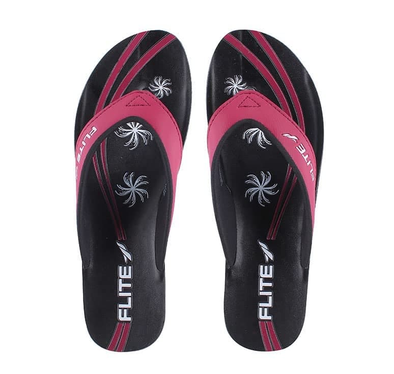 FLITE Women's Slippers PU Slippers (Maroon, numeric_6)