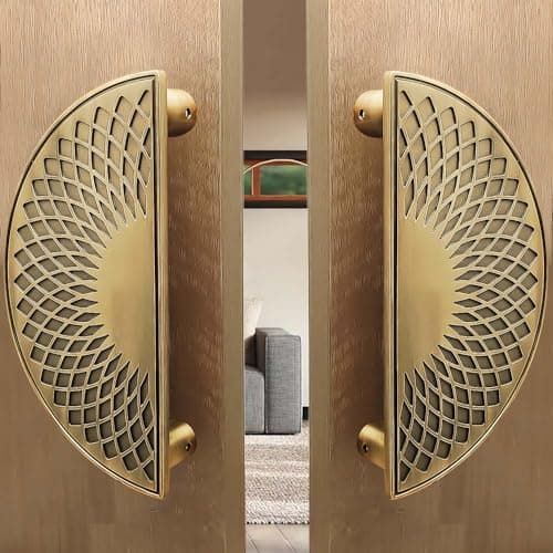 VOLO Main Door Handle/Door Handles for Main Door/Glass Door Handle/Pull Handles, for Home/Office/Hotels(Model- S-620) (Pack of 1 Set) (160mm (8"), Antique Brass)