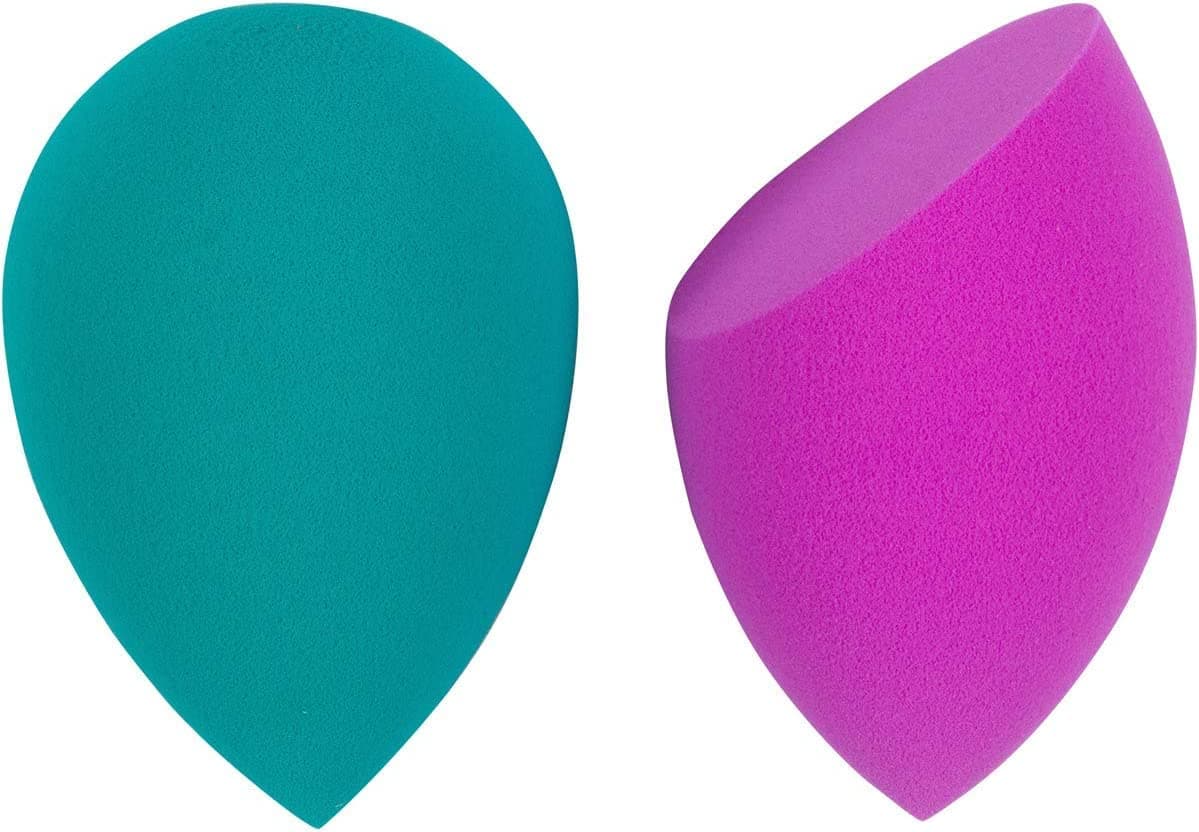 Cala Duo make-up purple & teal blending sponges