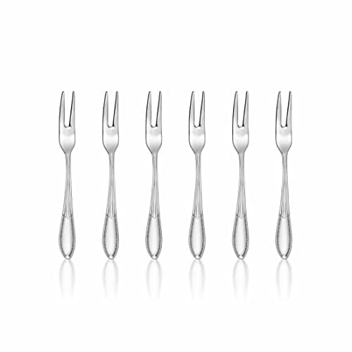 Shri & Sam Stainless Steel Spark Fruit Fork,6 Pieces