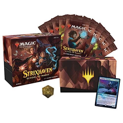 Magic The Gathering Strixhaven Bundle 10 Draft Boosters 150 Magic Cards Accessories Brown