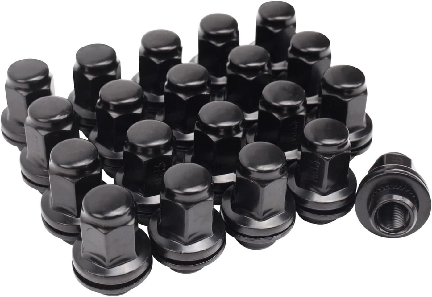 Mardarth Set of 20 Black OEM Style Factory Lug Nuts for Sequoia, Land Cruiser, Tundra, Lexus LX