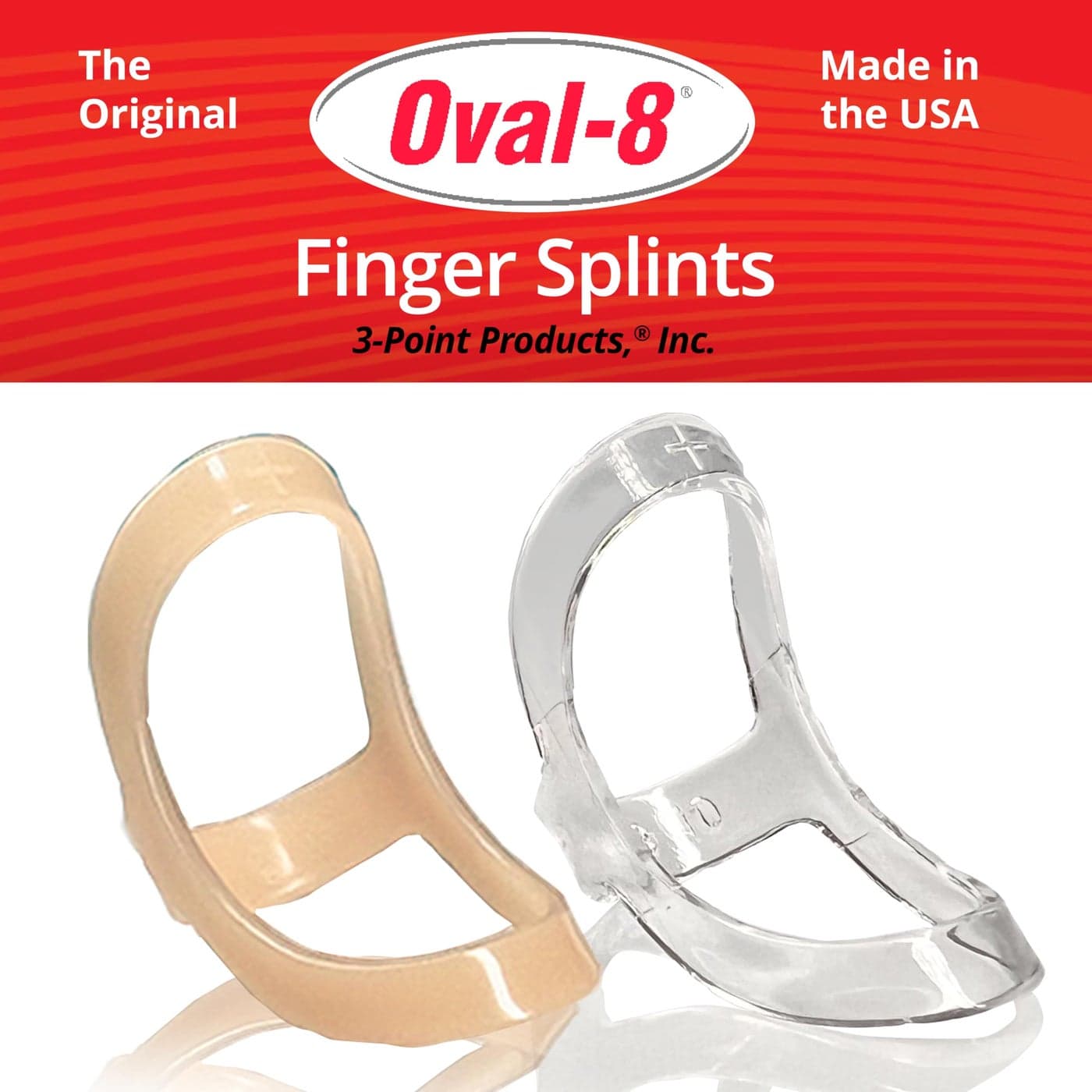3Point Products Oval8 Finger Splint Support and Protection for Arthritis Trigger Finger or Thumb and Other Finger Conditions Size 13Pack of 1