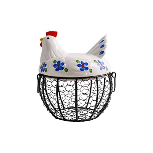 Farmhouse Style Egg Storage Basket/Decorative Kitchen Storage Baskets