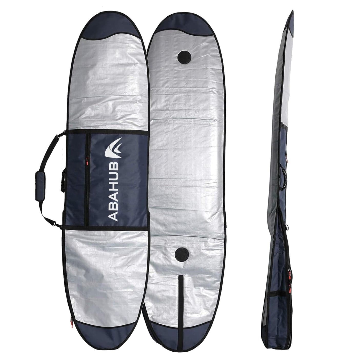Abahub Premium 66 x 22 Surfboard Travel Bag Foam Padded Surf Board Cover Shortboard Carrying Bags for Surfing Outdoor Airplane Car Truck DarkBlue