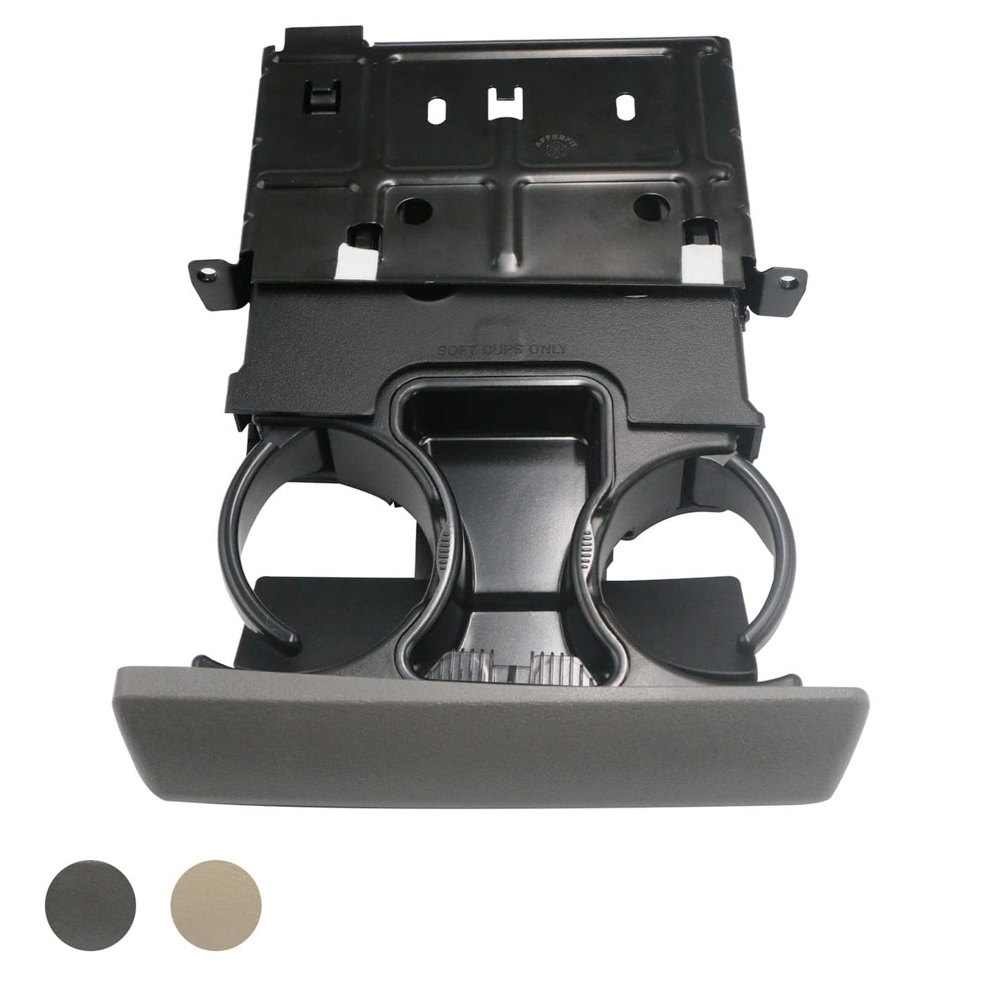 APPERFiT in Dash Cup Holder Replacement for 20052007 Ford F250 F350 F450 F550 Super Duty Truck Gray Replaces 5C3Z2504810AAD