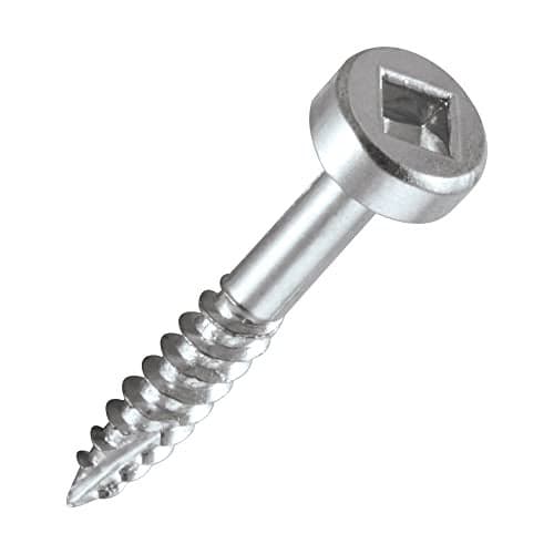 Trend Pocket Hole Screws for Hardwoods, 1 Inch Long, Pack of 500, Fine Self-Cutting Threaded Square Drive Screws, PH/6X25/500
