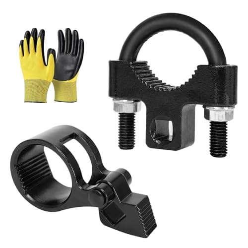 YZMLOL Inner Tie Rod Removal Tool KitUniversal 38 Inner Tie Rod UWrench Tool and 2744mm Tie Rod End Hex Wrench Tool with 12 Drive for Most Vehicles Inner Tie Rod Removal and Installation