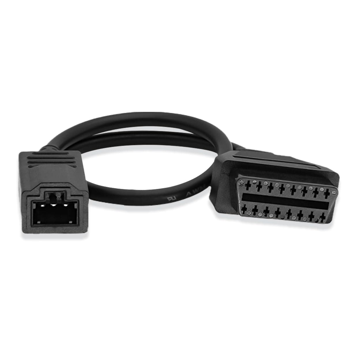 PARANNIC OBD1 to OBD2 Adapter Cable for Honda Vehicles OBD2 16Pin to OBD1 3Pin OBDII Car Diagnostic Connector Compatible with OBD II Diagnostic Scanner 3Pin for Honda