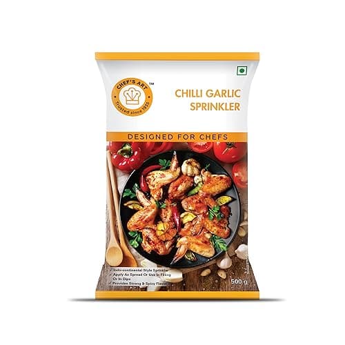 Chef's Art Chilli Garlic Sprinkler Powder (Food Seasoning) 500 Gm