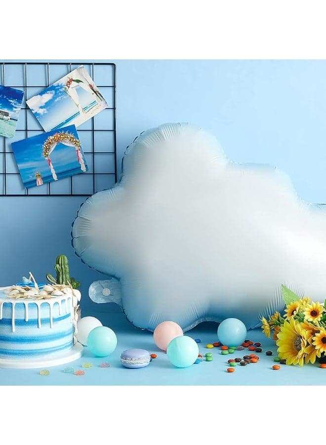 6 Pieces White Cloud Foil Balloons For Birthday Baby Shower Themed Party Birthday Party Decorations Supplies