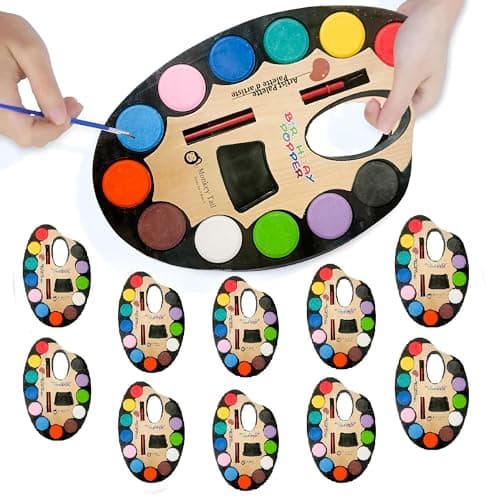 Birthday Popper 10 Pcs Water Colour with Paint Brush - Birthday Return Gift for Kids of All Age Groups