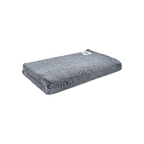 SOFTSPUN Microfiber High Loop Gym & Sports Towels for Men & Women 1pcs Grey 380 GSM 40X60cms Fast Drying Super Absorbent Lightweight & UltraCompact Sweat Towels for Working Out CampingTravel.