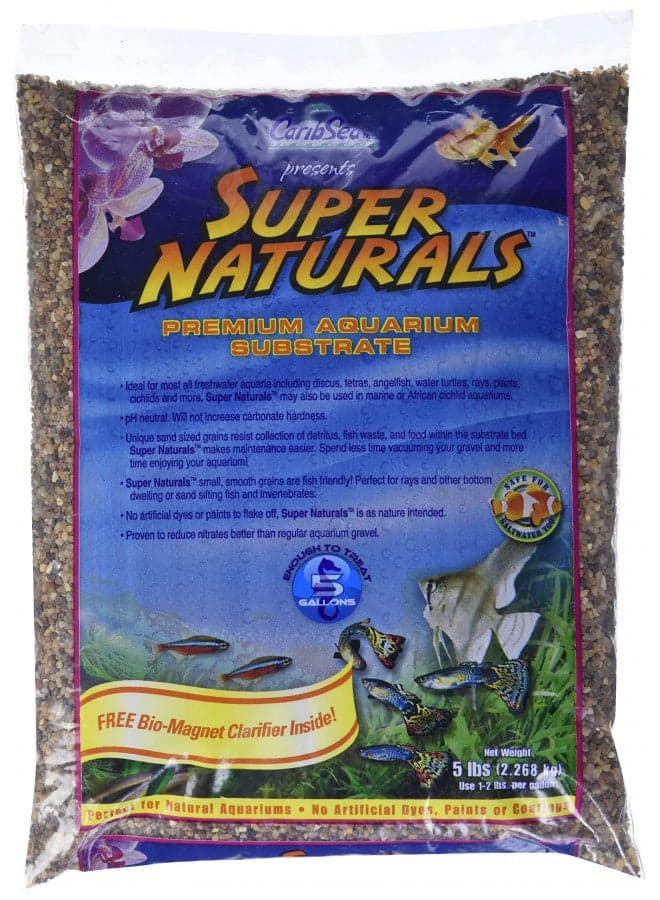 Carib Sea ACS05832 Super Natural Peace River Sand for Aquarium, 5-Pound