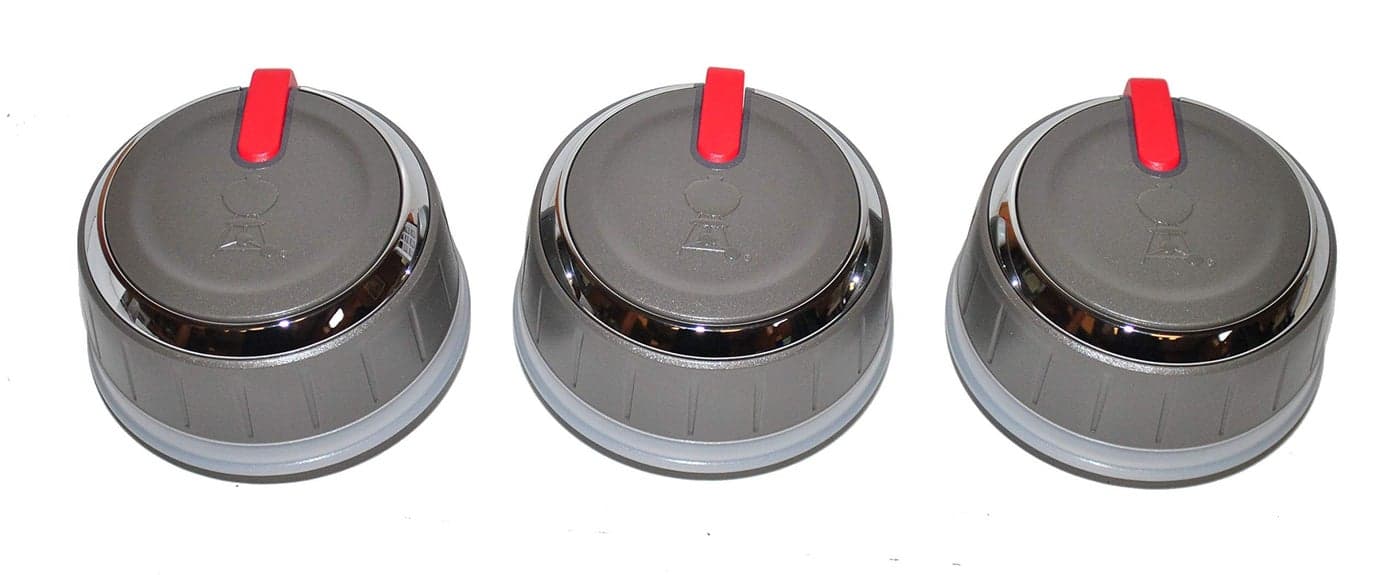 Weber 66753 3pk Control Knobs for Genesis II LX Series Grills