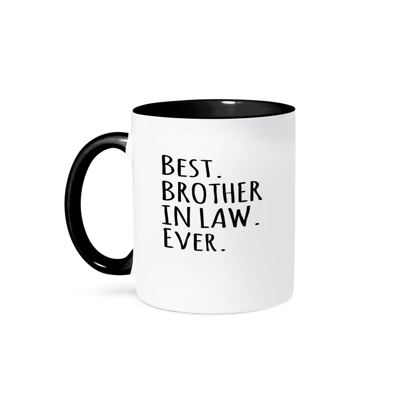 3dRose Ceramic Best Brother in Law Ever Mug 1 Count Pack of 1 Black