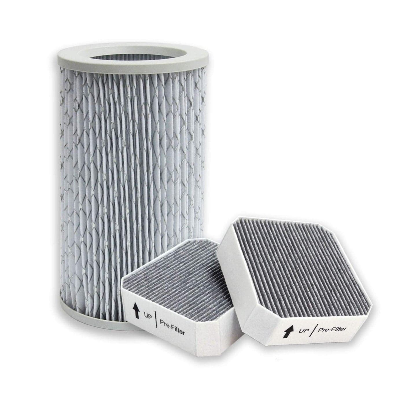 PUREBURG Replacement Filter Set Compatible with Molekule Air PurifierH13 HEPA Activated Carbon 2IN1 and PreFilter Air Clean Dust VOCs Odor PM25