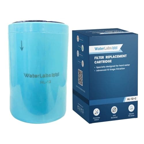 HL-12 Replacement Cartridge, High-Performance Hard Water Filter, Clean and Safe Water for Home, Durable, Efficient Filtration, Easy Install for Shower and Taps