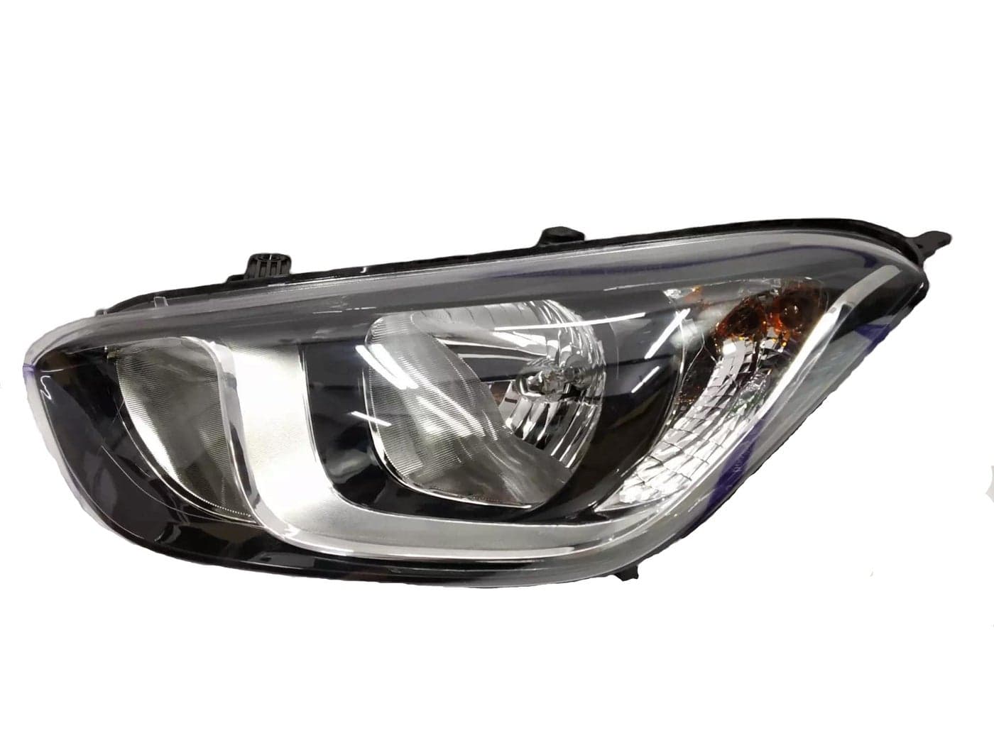 K D Headlight For Hyundai I20 (Left/Passenger Side) 2012-2014 Type 2 (Without Adjustable Motor) - Halogen