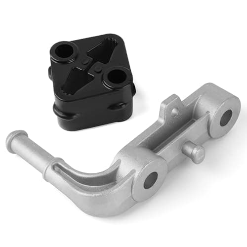Rear Right Exhaust Bracket Muffler Support Rubber Isolator Hanger Set Compatible with Ram Truck 1500 20192025 68395841AA 68519121AA 68410310AA 68410310AB Passenger Side