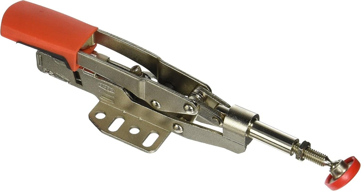 BESSEY STC-IHH25 Horizontal Auto-Adjust Toggle Clamp - Nickel Plated, Silver