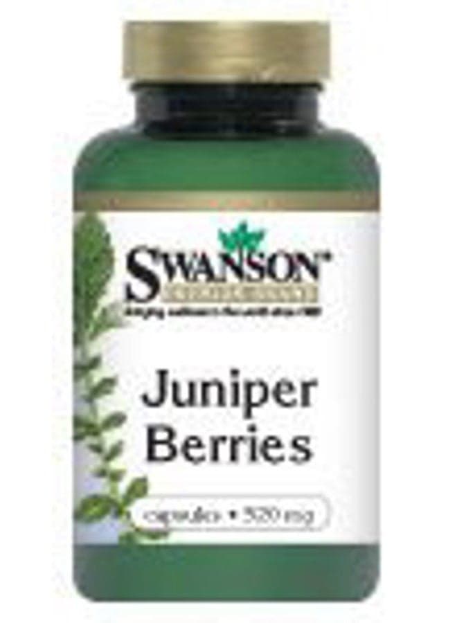 Juniper Berries Digestive Immune System Health Fiber Herbal Supplement 520 mg 100 Capsules (Caps)