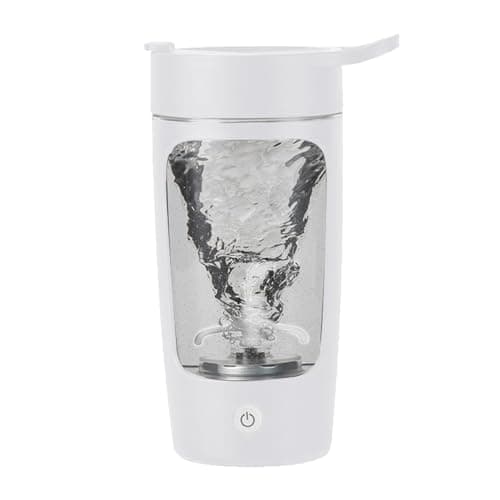 daasigwaa Electric Shaker Bottle, Blender Bottles For Protein Mixes, | Tritan | BPA Free| Portable Mixer Cup, Rechargeable Shake Cups And Meal Replacement Shakes, 22 oz(White)