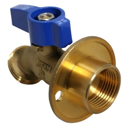XFITTING 34 inch FPT x 34 inch GHT 14 Turn Hose Bibbs with Flange 51310XX 10 Pieces