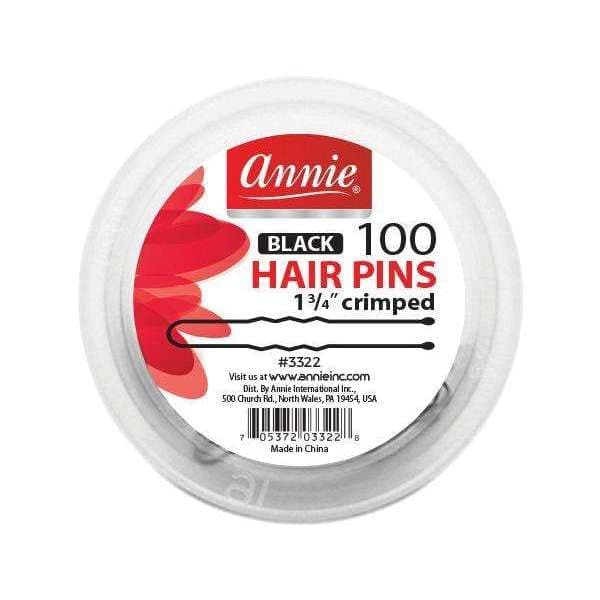Annie Hair Pins 1 34 100Ct Black