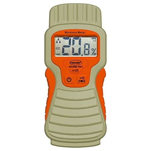 Precise Wood & Concrete Moisture Meter with Test Specimens & Spare Pins