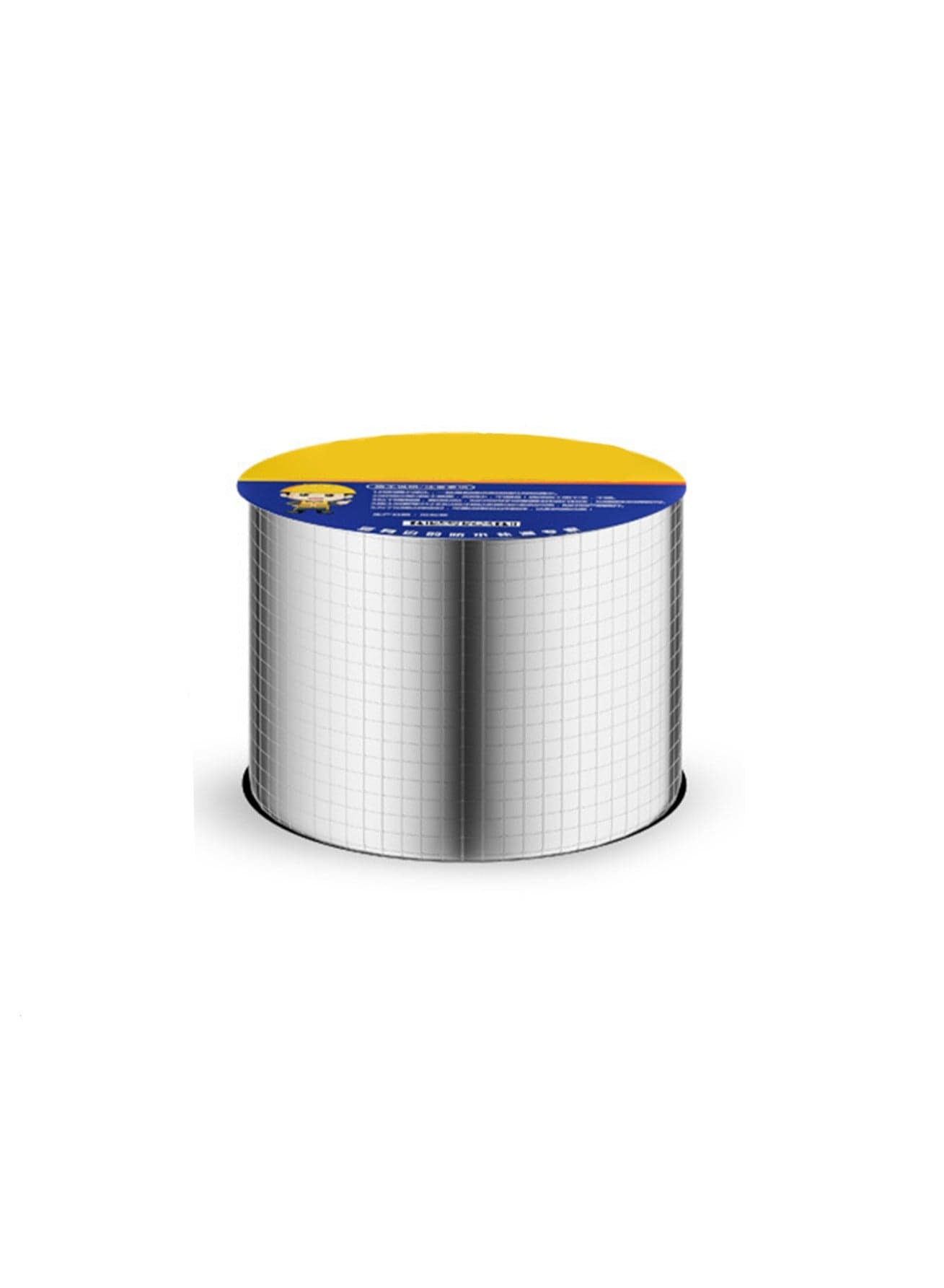 Butyl Aluminum Foil Tape Waterproof for RV Repair Window Silicone Ship Pipe Sealing Glass EDPM Rubber Roof Repair Silver Large Square 10 Centimeters by 10 Meters