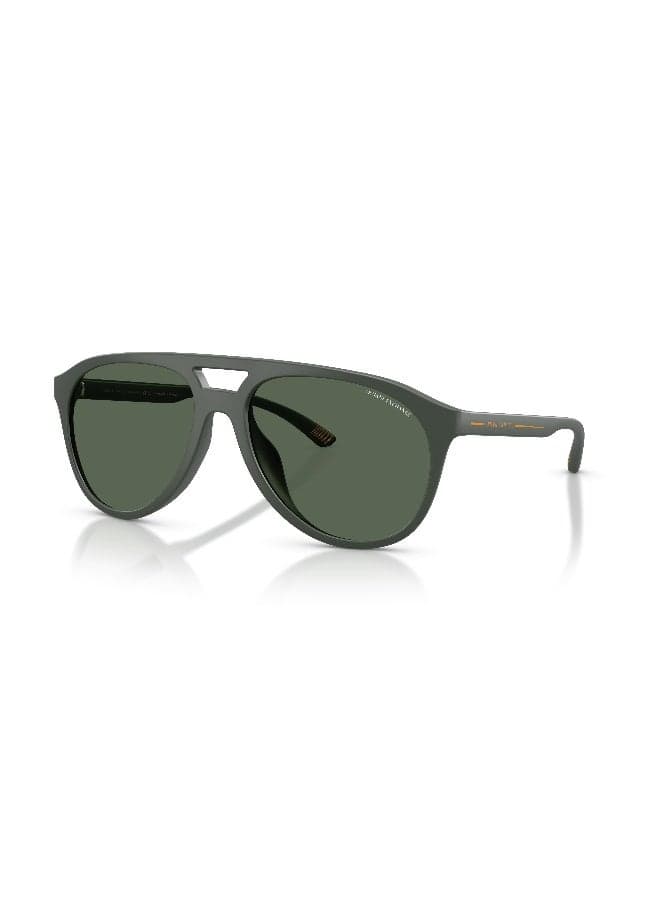 AX4156SU 837771 Men's Full Rim Pilot Sunglasses - Lens Size: 59 mm